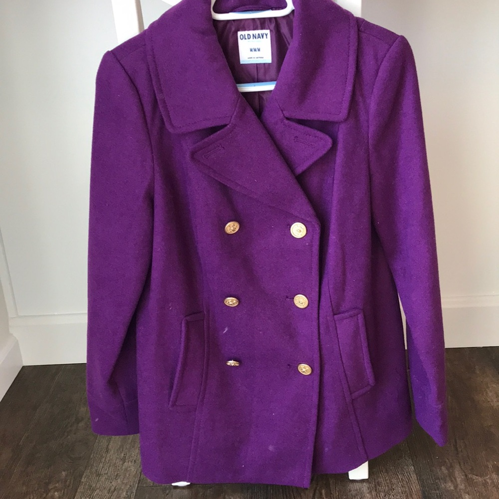 Old Navy Purple Peacoat